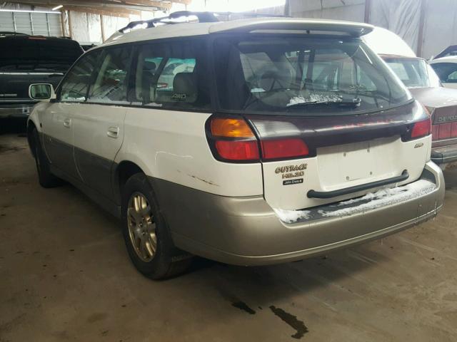 4S3BH806827632887 - 2002 SUBARU LEGACY OUT TWO TONE photo 3