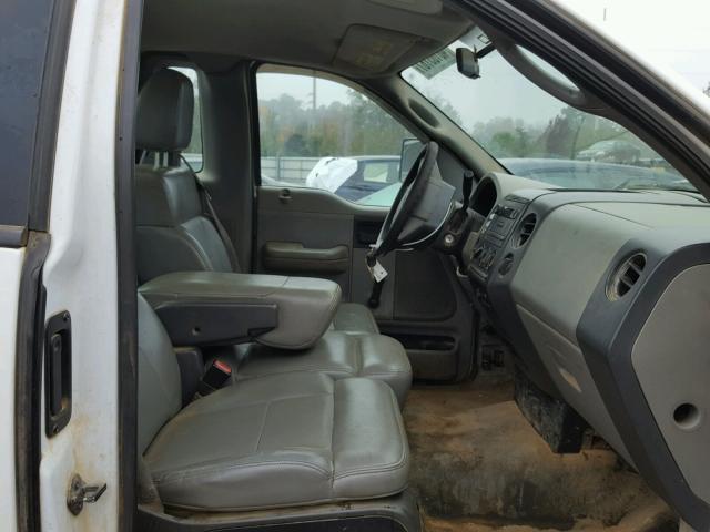 1FTRF12W77KD46526 - 2007 FORD F150 WHITE photo 5