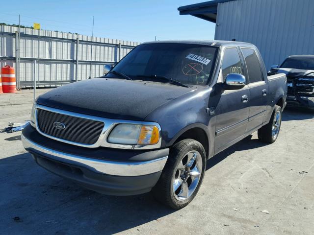 1FTRW07W31KB75512 - 2001 FORD F150 SUPER BLUE photo 2