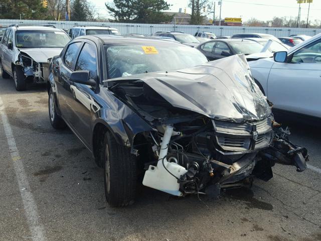 1B3LC46K88N631695 - 2008 DODGE AVENGER SE BLACK photo 1