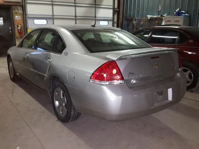 2G1WT58K979344147 - 2007 CHEVROLET IMPALA LT SILVER photo 3