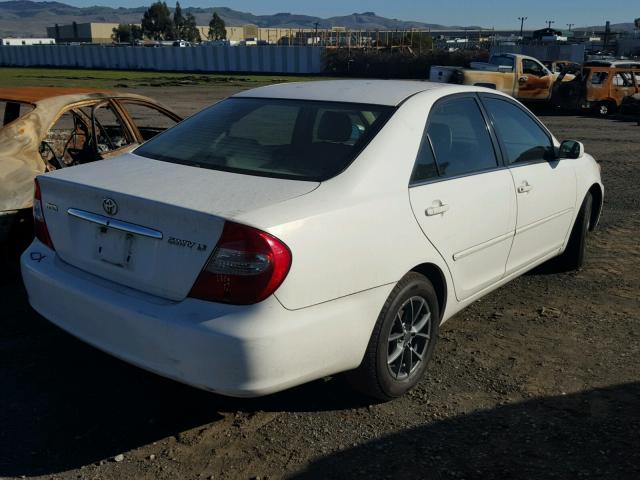 4T1BE32K73U155809 - 2003 TOYOTA CAMRY LE WHITE photo 4