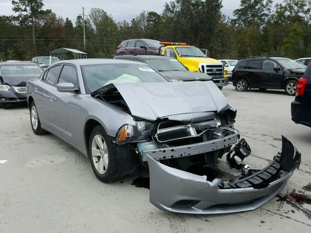 2C3CDXBG2EH284646 - 2014 DODGE CHARGER SE SILVER photo 1