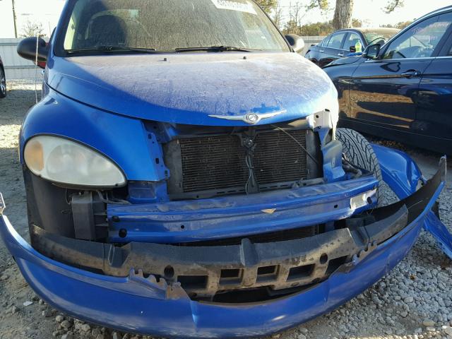 3C8FY68BX5T504110 - 2005 CHRYSLER PT CRUISER BLUE photo 9