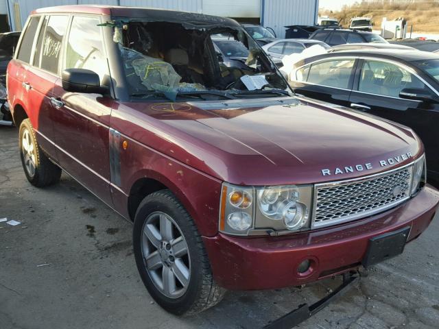 SALME11455A182797 - 2005 LAND ROVER RANGE ROVE BURGUNDY photo 1