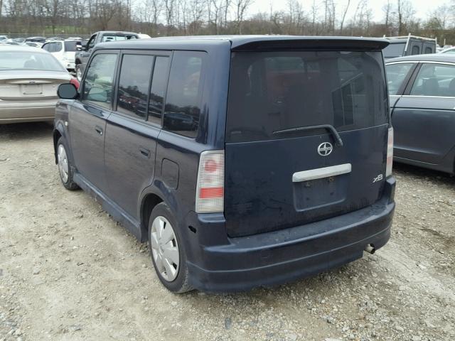 JTLKT334264081153 - 2006 TOYOTA SCION XB BLUE photo 3