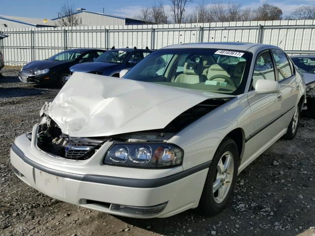 2G1WH52K839288612 - 2003 CHEVROLET IMPALA LS WHITE photo 2