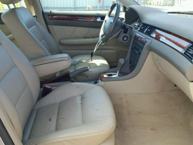 WAULT54B92N031375 - 2002 AUDI A6 3.0 QUA BEIGE photo 5