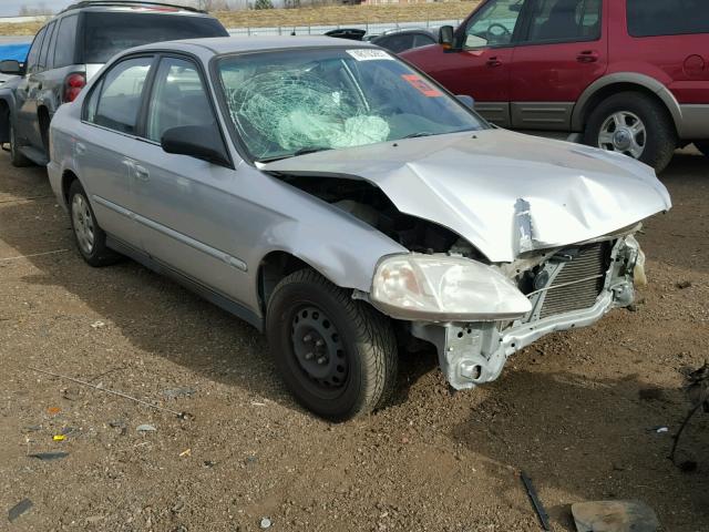 2HGEJ6610YH546537 - 2000 HONDA CIVIC BASE SILVER photo 1