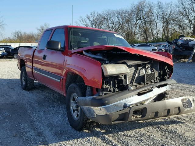 1GCEK19T74Z272131 - 2004 CHEVROLET SILVERADO RED photo 1