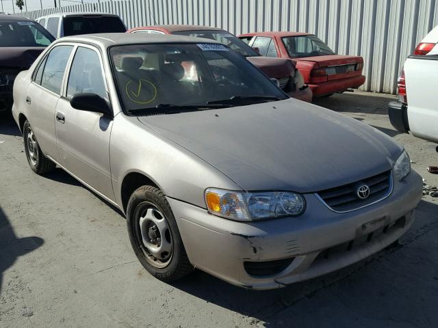 1NXBR12E11Z563254 - 2001 TOYOTA COROLLA CE SILVER photo 1