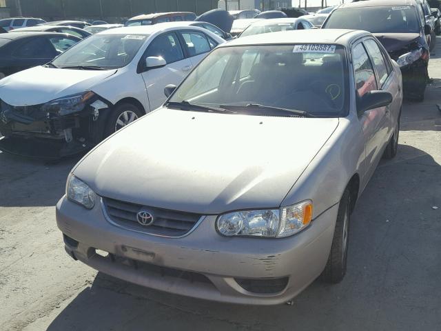 1NXBR12E11Z563254 - 2001 TOYOTA COROLLA CE SILVER photo 2