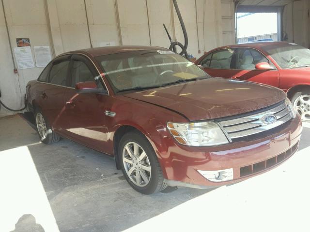 1FAHP24W18G138616 - 2008 FORD TAURUS SEL MAROON photo 1