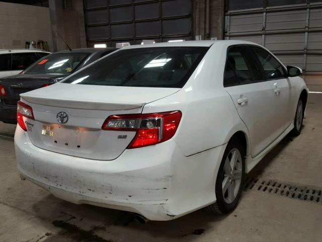 4T1BF1FK1CU177901 - 2012 TOYOTA CAMRY BASE WHITE photo 4