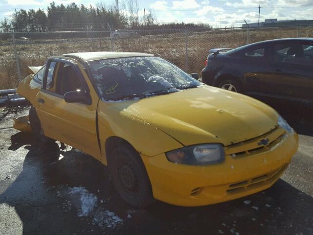 1G1JC12F537362199 - 2003 CHEVROLET CAVALIER YELLOW photo 1