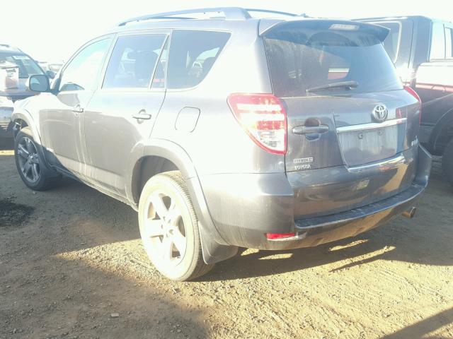 JTMRK4DV3A5096354 - 2010 TOYOTA RAV4 SPORT CHARCOAL photo 3