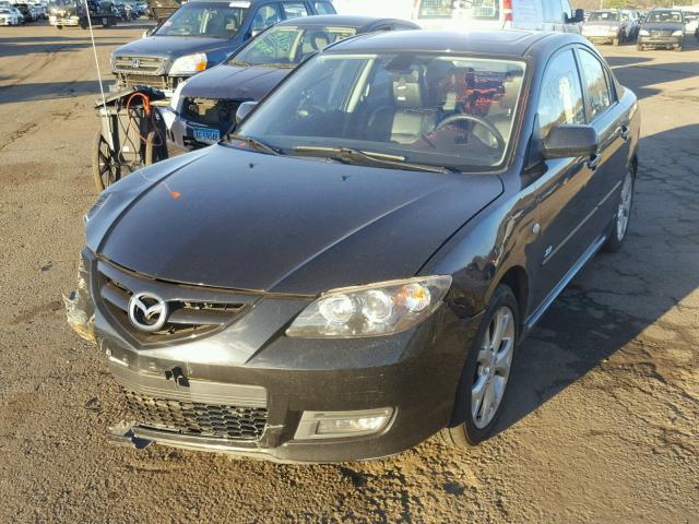 JM1BK324781804015 - 2008 MAZDA 3 S BLACK photo 2