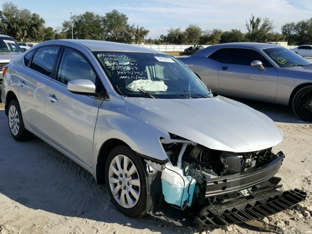 3N1AB7AP7GY291926 - 2016 NISSAN SENTRA S SILVER photo 1