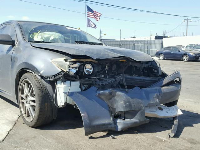 JTKDE177870195909 - 2007 TOYOTA SCION TC GRAY photo 9