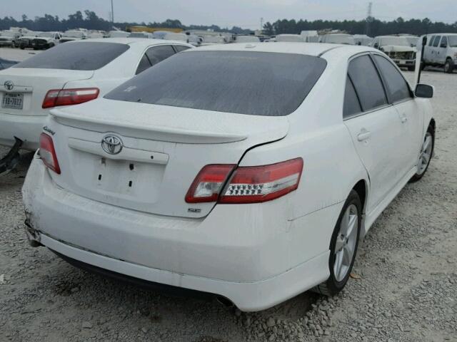 4T1BF3EK9AU531562 - 2010 TOYOTA CAMRY BASE WHITE photo 4