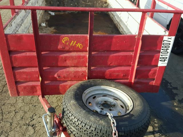 1C9UA23A2L1145192 - 1990 CLTR TRAILER UT RED photo 7