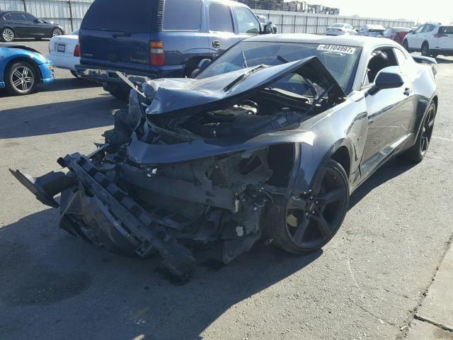 1G1FF1R74H0107829 - 2017 CHEVROLET CAMARO SS Grafito foto 2