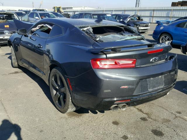 1G1FF1R74H0107829 - 2017 CHEVROLET CAMARO SS Grafito foto 3