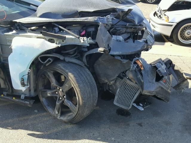 1G1FF1R74H0107829 - 2017 CHEVROLET CAMARO SS Grafito foto 9