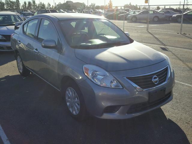 3N1CN7APXEL803561 - 2014 NISSAN VERSA S SILVER photo 1