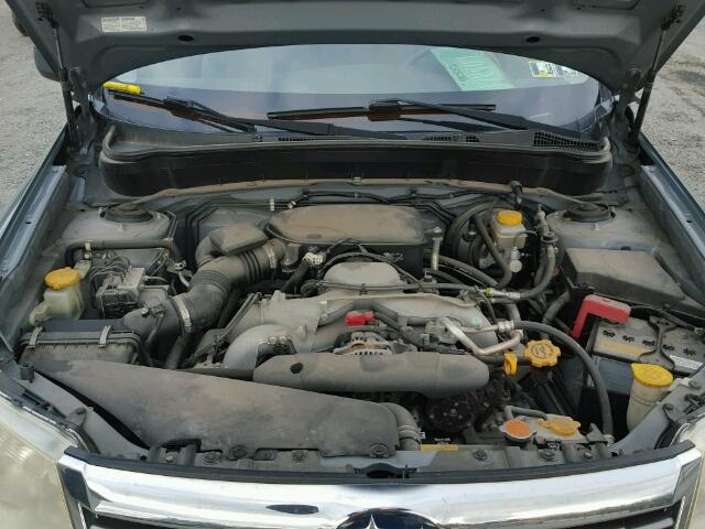 JF2SH6CC2AH715313 - 2010 SUBARU FORESTER 2 BLUE photo 7