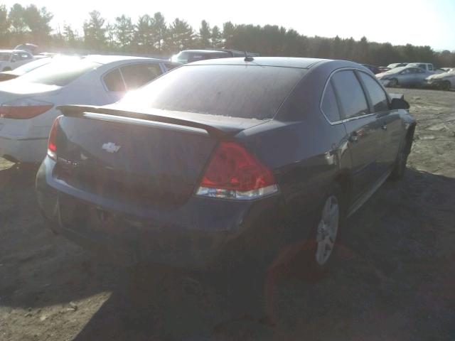 2G1WG5E37D1183602 - 2013 CHEVROLET IMPALA LT BLACK photo 4