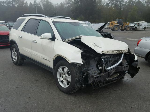 1GKER33758J191205 - 2008 GMC ACADIA SLT WHITE photo 1