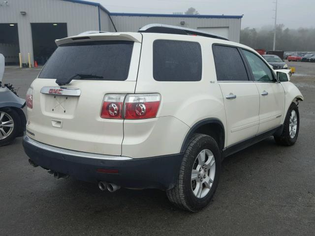 1GKER33758J191205 - 2008 GMC ACADIA SLT WHITE photo 4