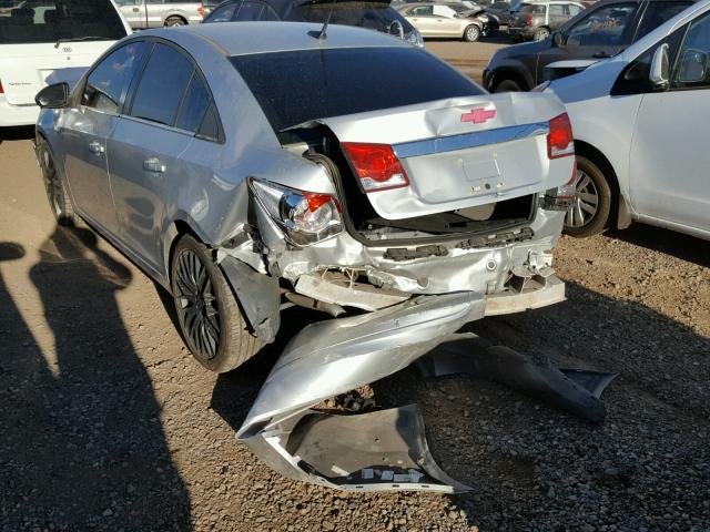 1G1PC5SH3B7105818 - 2011 CHEVROLET CRUZE LS SILVER photo 3