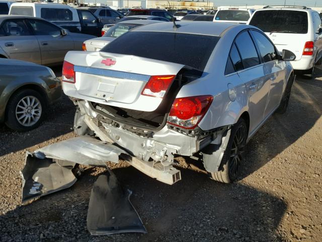 1G1PC5SH3B7105818 - 2011 CHEVROLET CRUZE LS SILVER photo 4