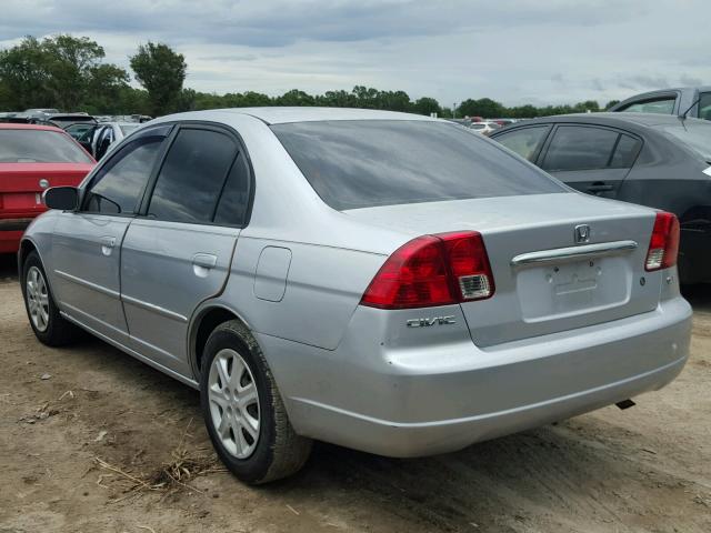 2HGES26743H564400 - 2003 HONDA CIVIC EX SILVER photo 3
