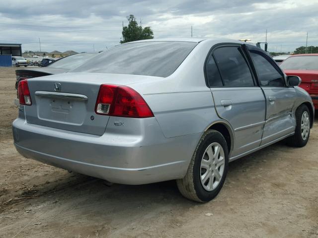 2HGES26743H564400 - 2003 HONDA CIVIC EX SILVER photo 4