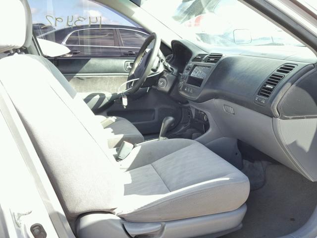 2HGES26743H564400 - 2003 HONDA CIVIC EX SILVER photo 5