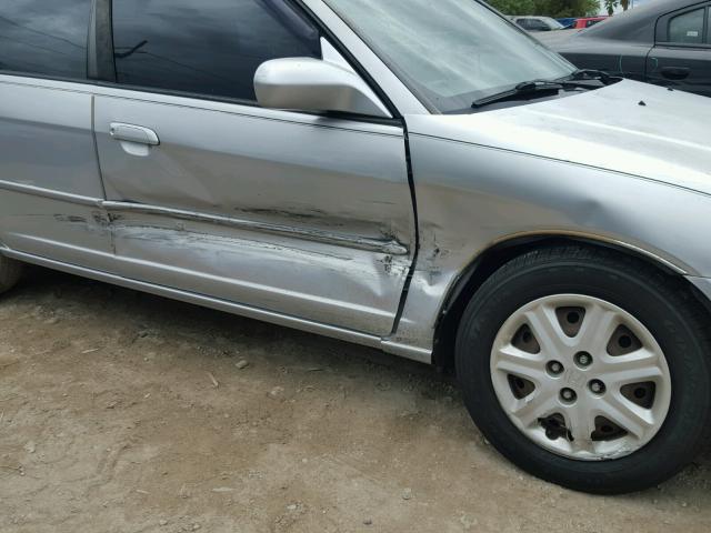 2HGES26743H564400 - 2003 HONDA CIVIC EX SILVER photo 9