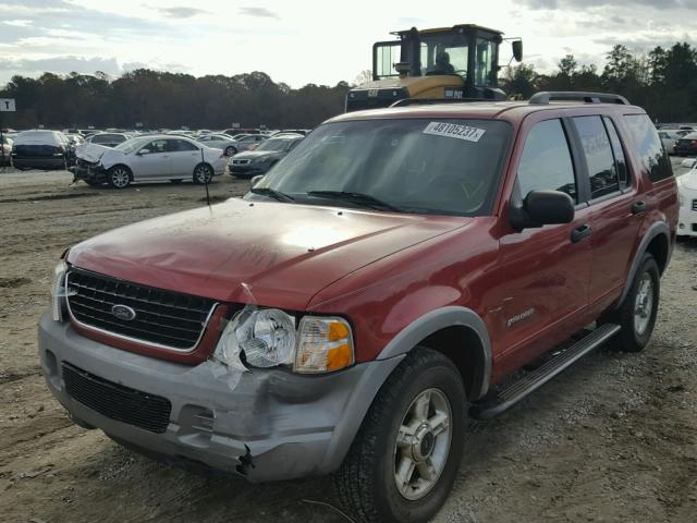 1FMZU62E92UC37486 - 2002 FORD EXPLORER X BURGUNDY photo 2