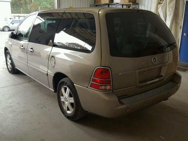 2MRDA20214BJ18054 - 2004 MERCURY MONTEREY BEIGE photo 3