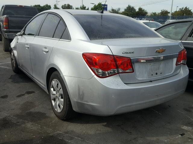 1G1PD5SH4C7354806 - 2012 CHEVROLET CRUZE LS SILVER photo 3