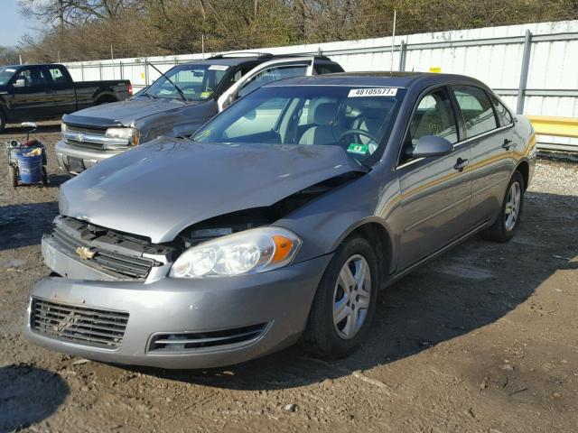 2G1WT58K169176325 - 2006 CHEVROLET IMPALA LT GRAY photo 2