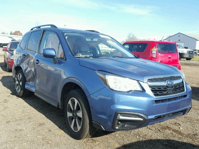 JF2SJAEC8JG442873 - 2018 SUBARU FORESTER 2 BLUE photo 1