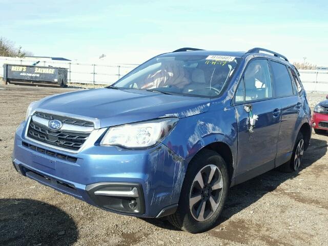 JF2SJAEC8JG442873 - 2018 SUBARU FORESTER 2 BLUE photo 2