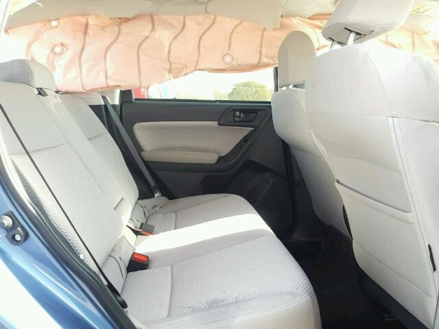 JF2SJAEC8JG442873 - 2018 SUBARU FORESTER 2 BLUE photo 6