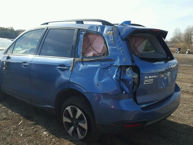 JF2SJAEC8JG442873 - 2018 SUBARU FORESTER 2 BLUE photo 9