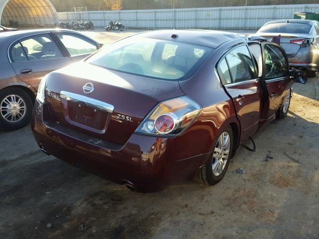 1N4AL2AP6BN511257 - 2011 NISSAN ALTIMA BAS BURGUNDY photo 4