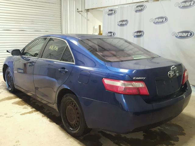 4T1BE46KX7U159830 - 2007 TOYOTA CAMRY NEW BLUE photo 3