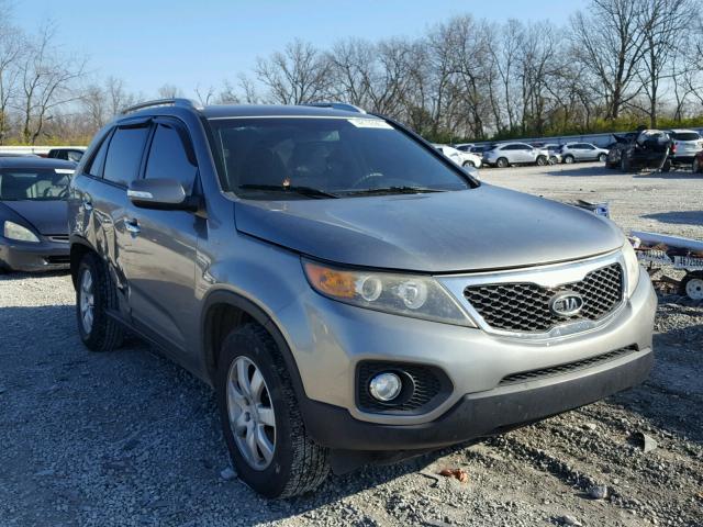 5XYKT3A13BG105878 - 2011 KIA SORENTO BA GRAY photo 1